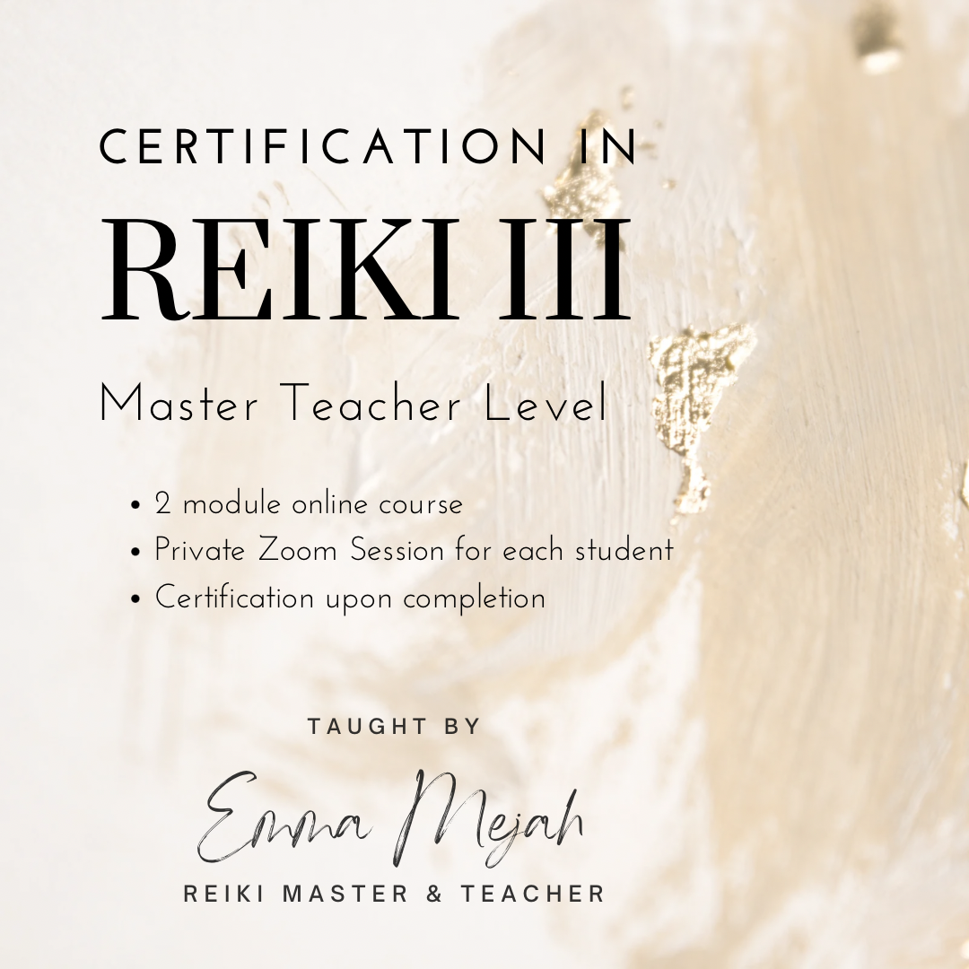 Reiki Level I+II + III Online Course