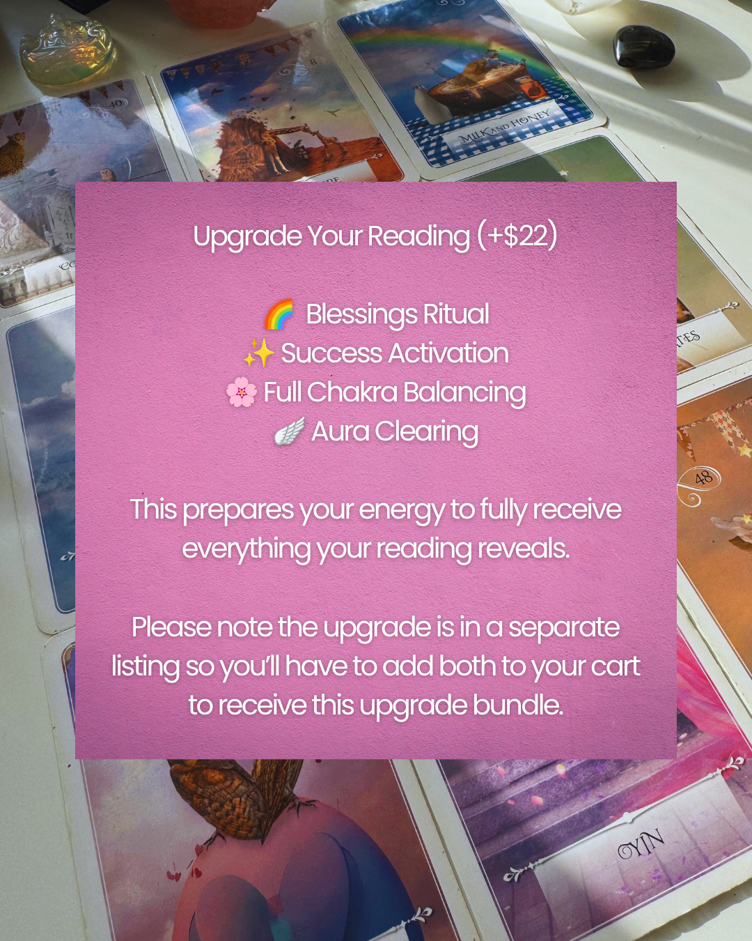 6 MONTH READING RITUAL UPGRADE - Ritual & Healing Activation