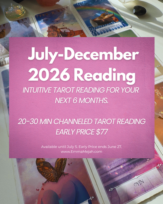 July-December 6 Months Intuitive Tarot Energy Forecast (Recorded | 20-30 Minutes)
