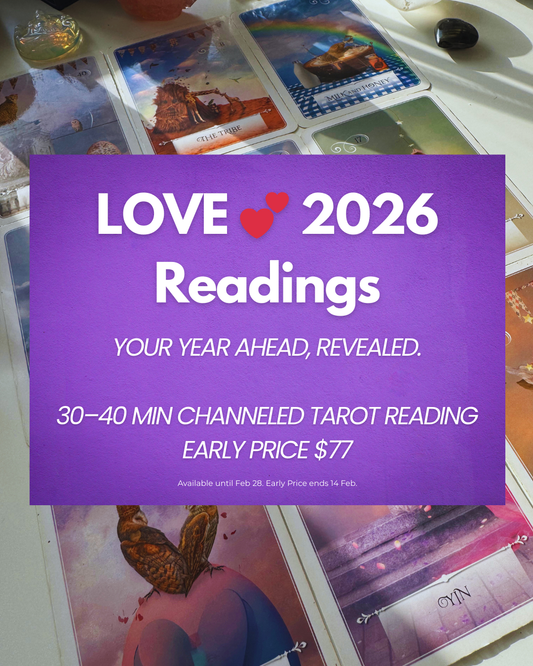 Love 2026 Intuitive Tarot Energy Forecast (Pre-Recorded | 30–40 Minutes)