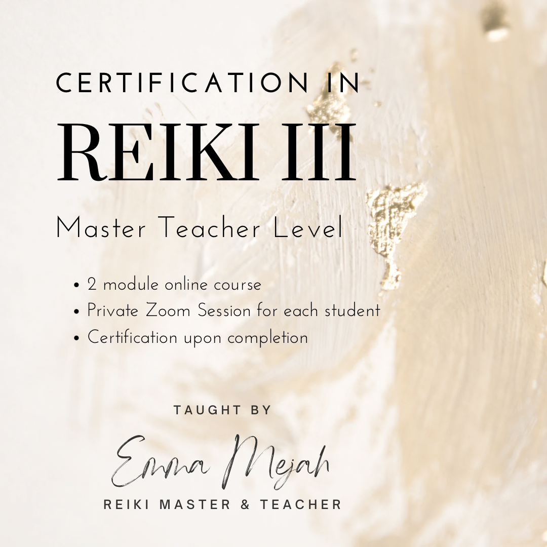 (Payment Plan) Reiki Level I+II + III Online Course